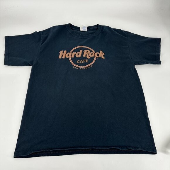 Vintage Hard Rock Cafe Black Short Sleeve Tee Size Large Y2K 90s - Picture 4 of 6